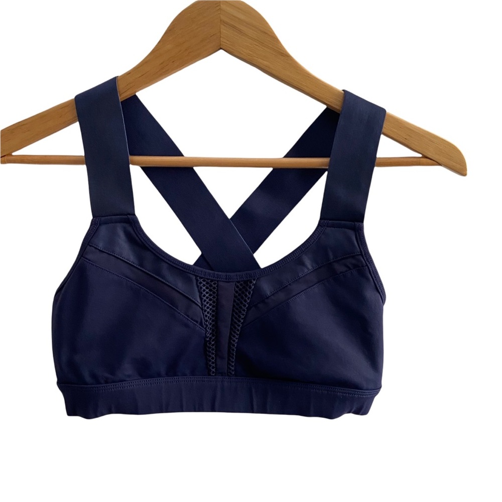 Alo sports bra Size Small color navy blue